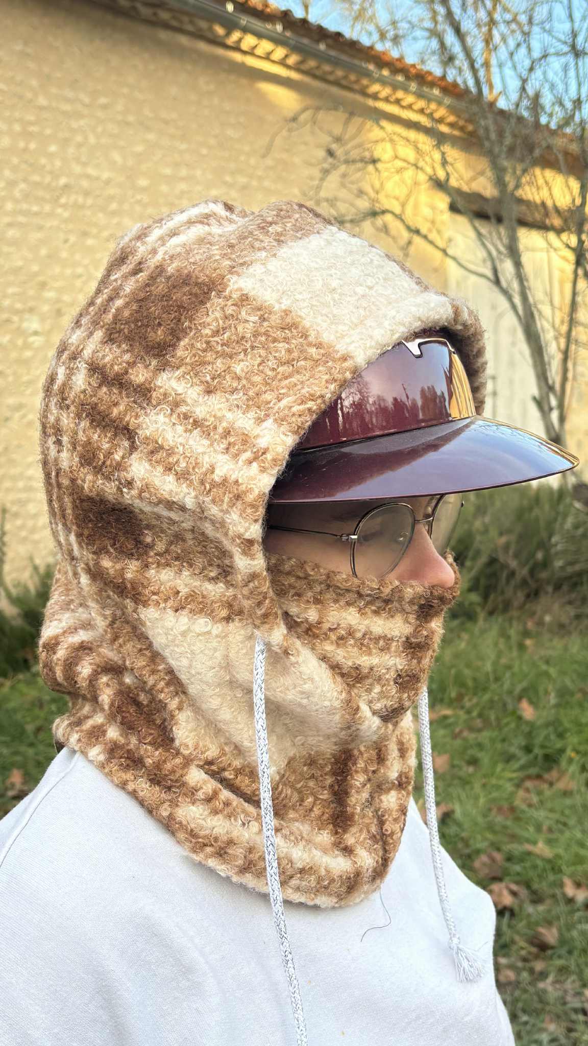 Kapuch' - La capuche d'équitation chaude en Sherpa