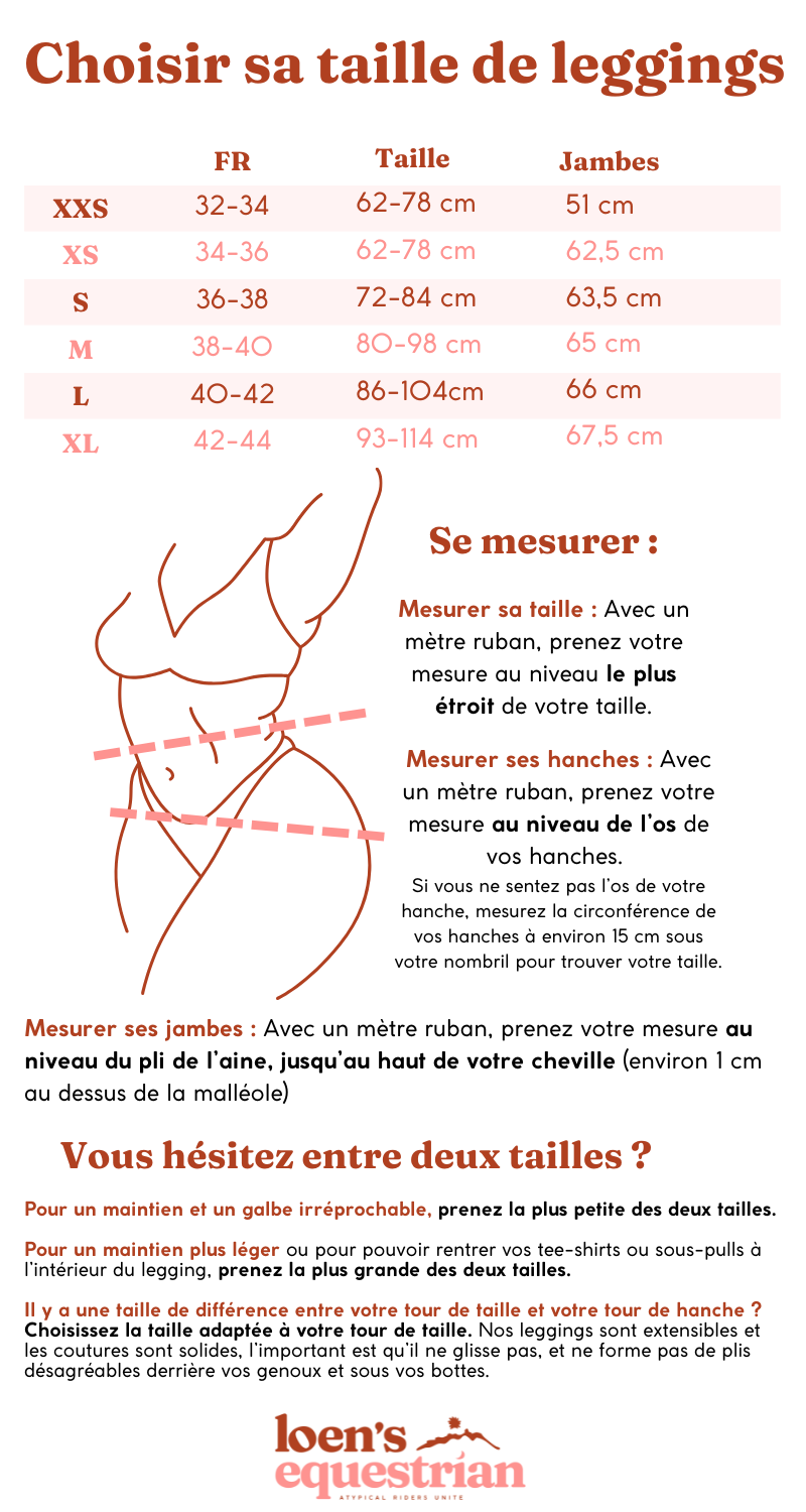 Legging d'équitation confortable et résistant