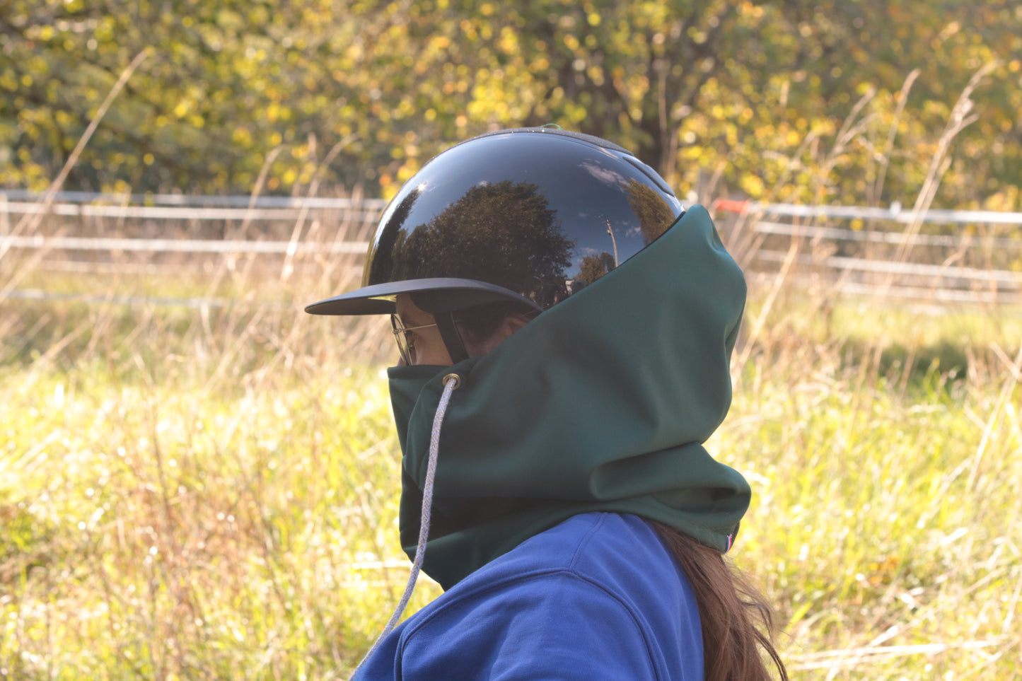 capuche chaude cheval